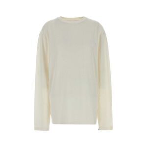 Extreme Cashmere Women White Cotton Blend Rock T-Shirt